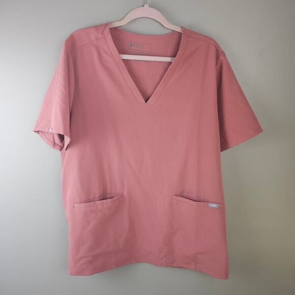 Figs Pink Women’s Nursing Scrub Top Size XXL - Picture 1 of 6